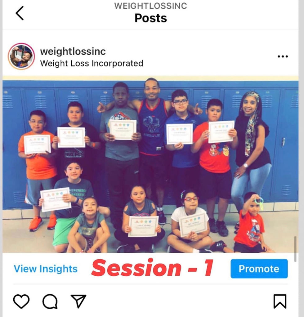 Session 1 Pak Kids FItness