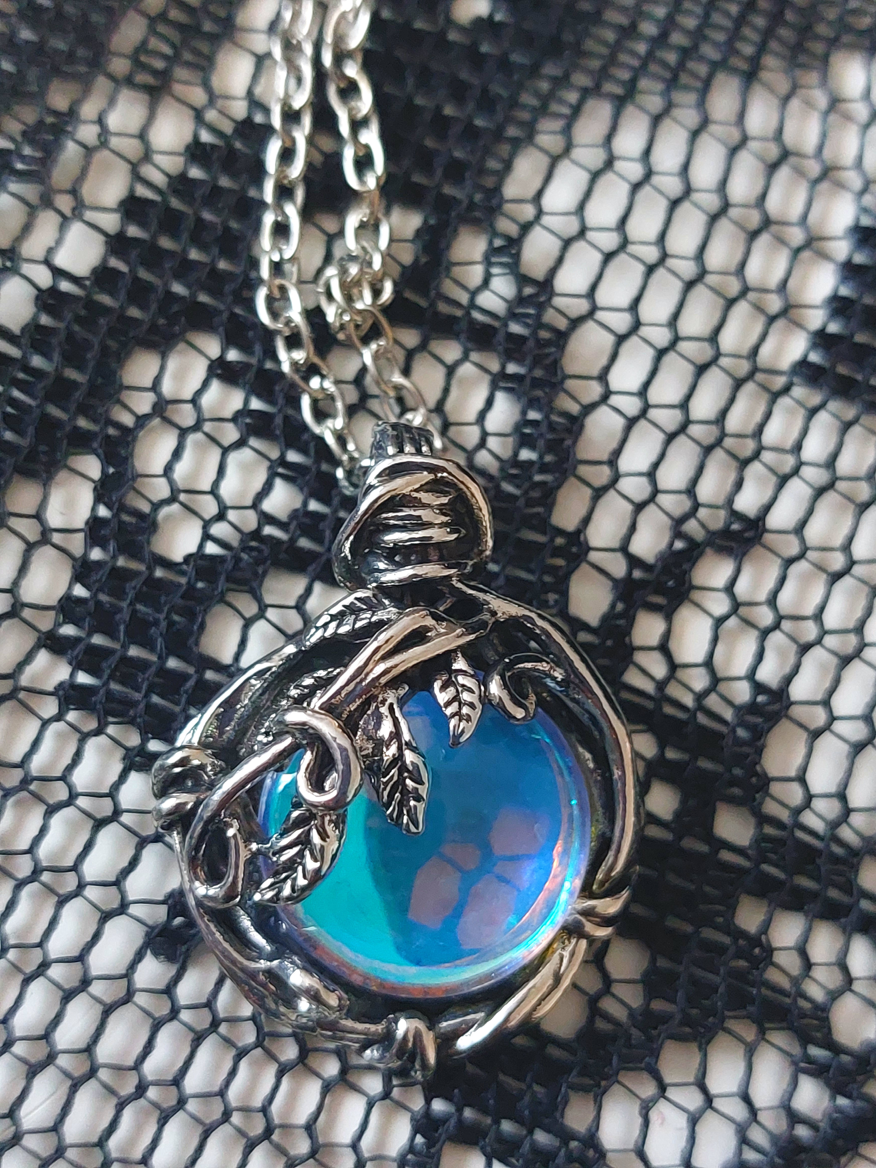 Aura glass pendant
