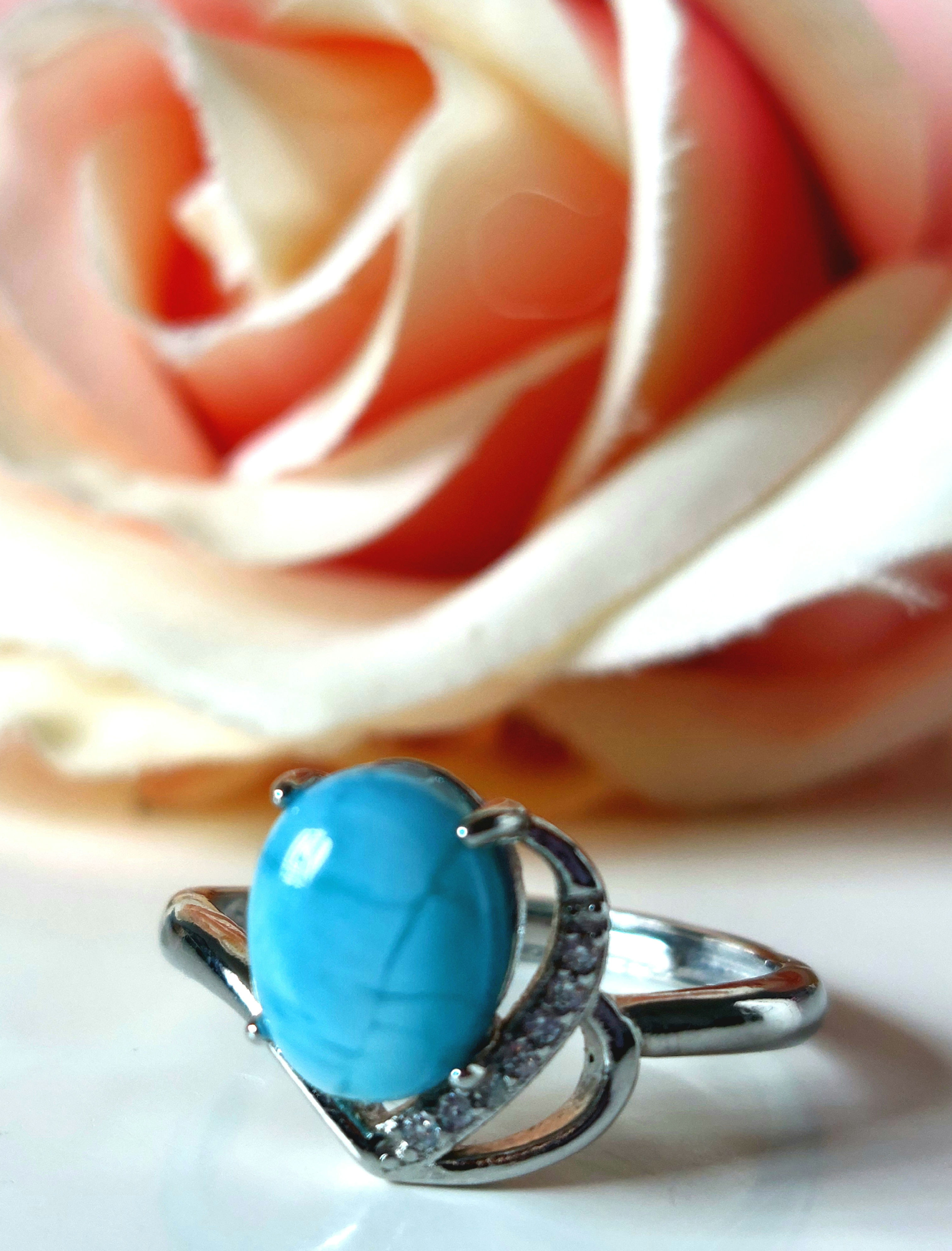 Larimar ring