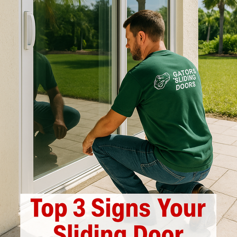 Top 3 Signs Your Sliding Door Needs Professional Repair