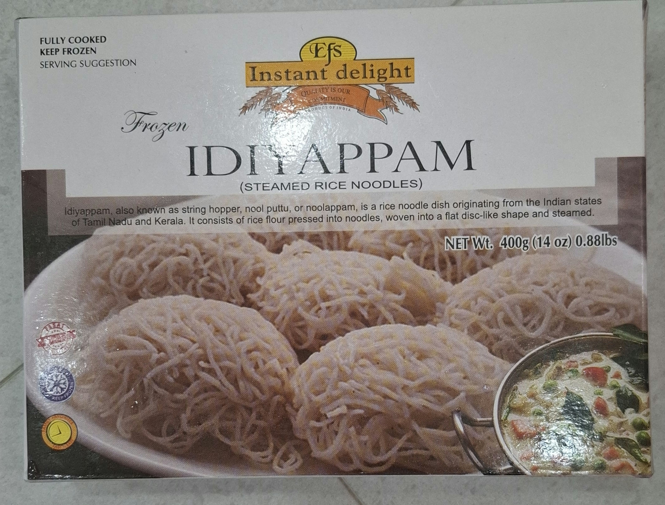 Instant Delight Idiyappam 400gm