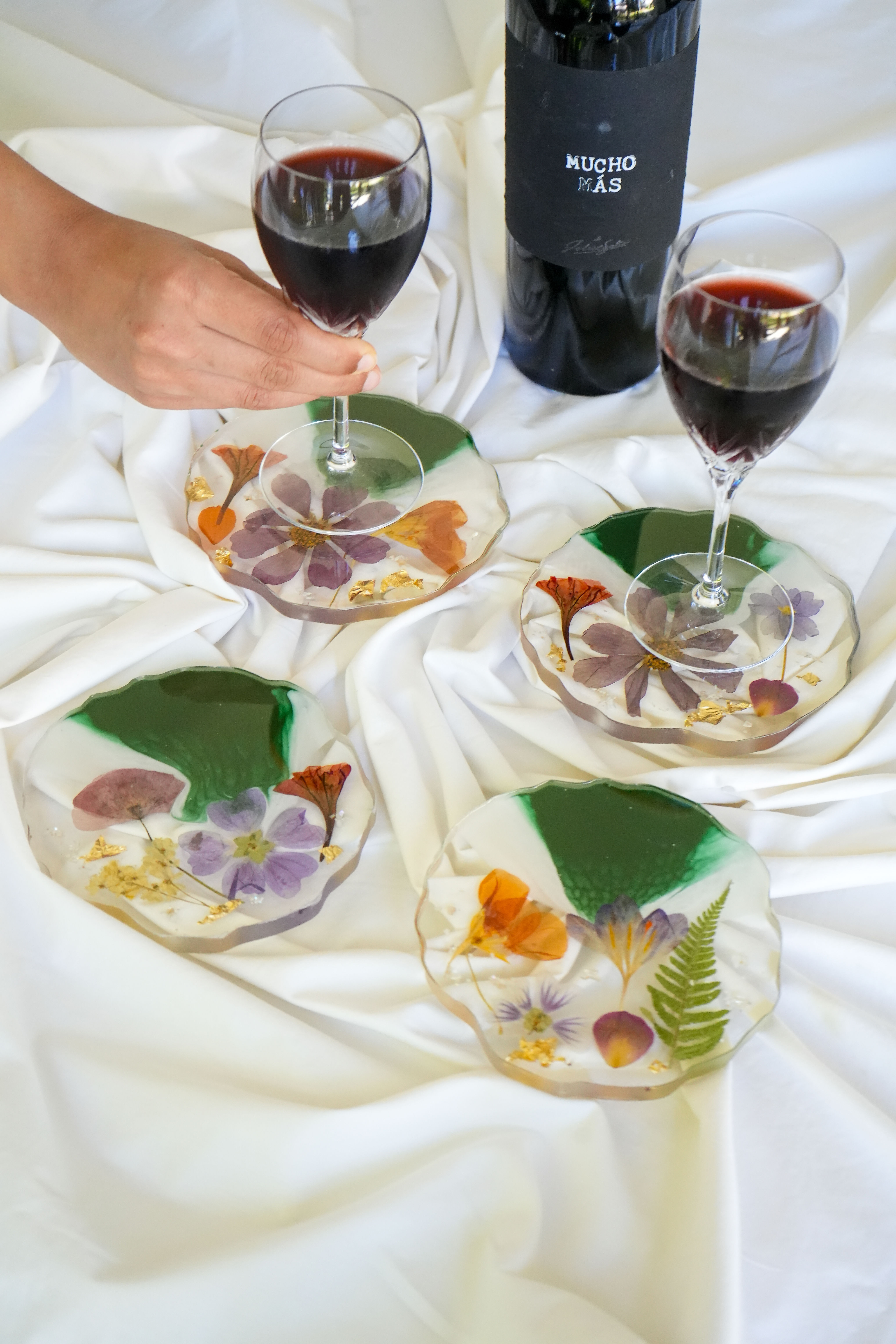 Round Coaster set - Botanical