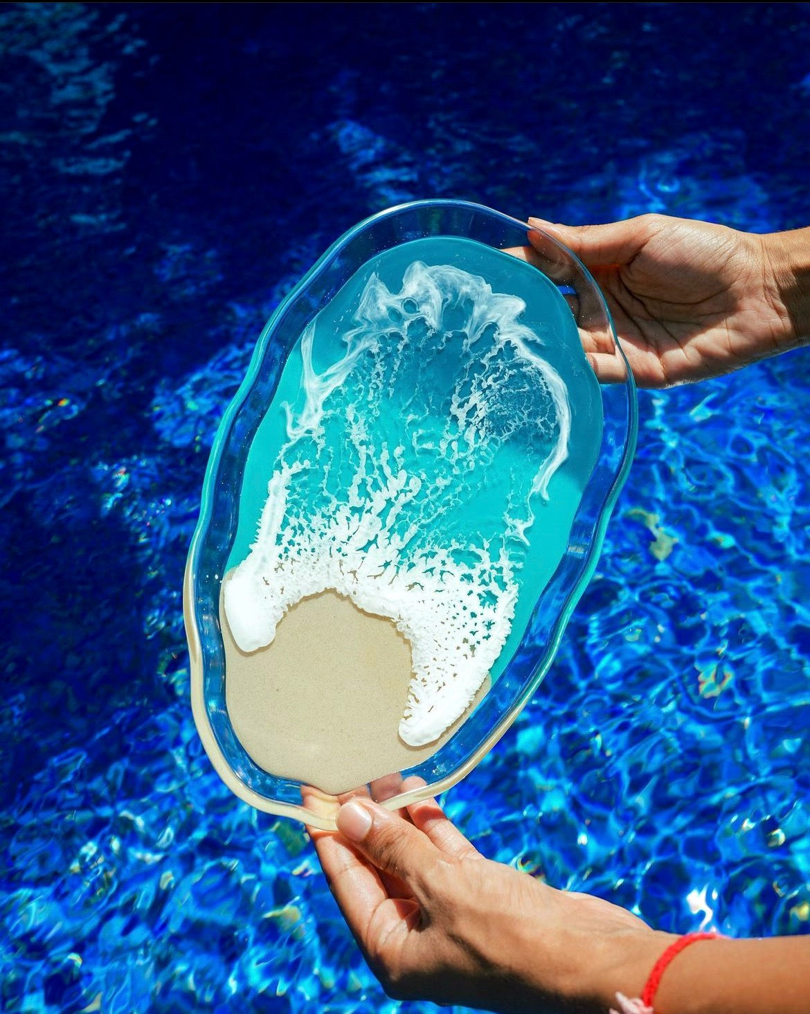 Oval Tray - Ocean