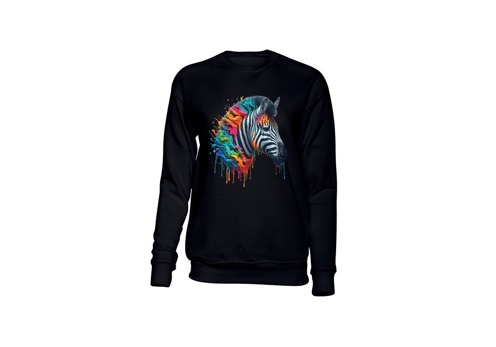 Zebra Design Sweatshirt