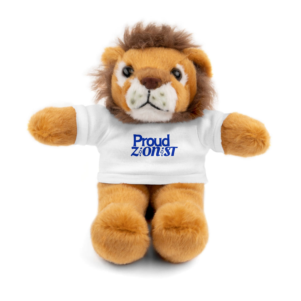 Thumbnail: Stuffed Animal with Proud Zionist Tee