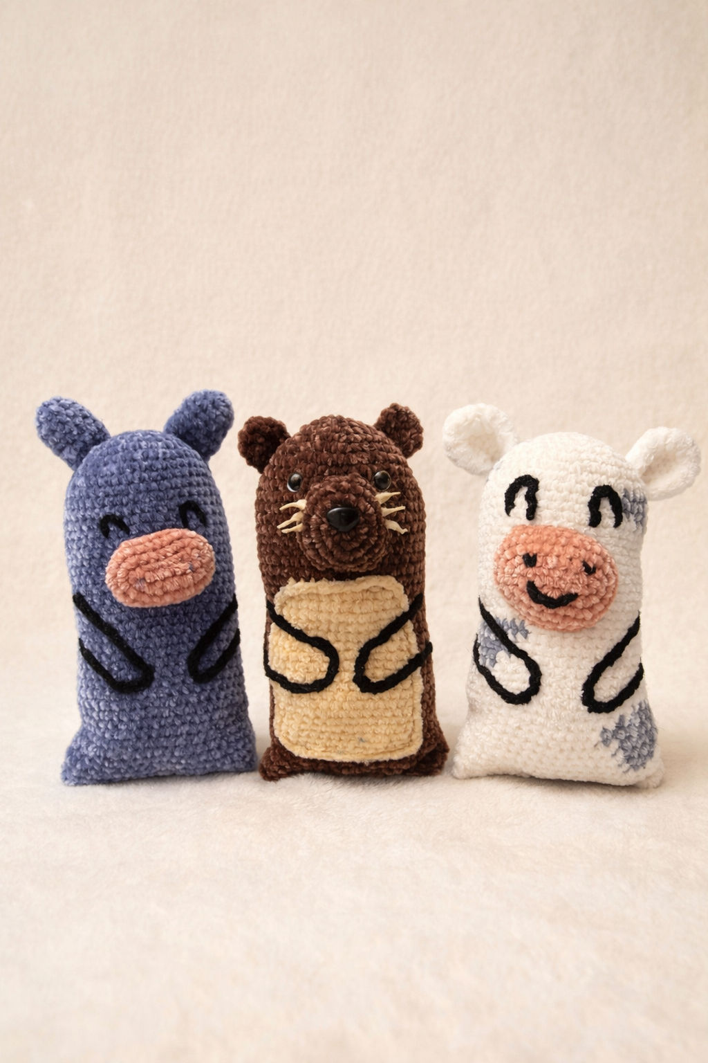Handmade Nursery Animal Collection (7 Toys)  - SOLD
