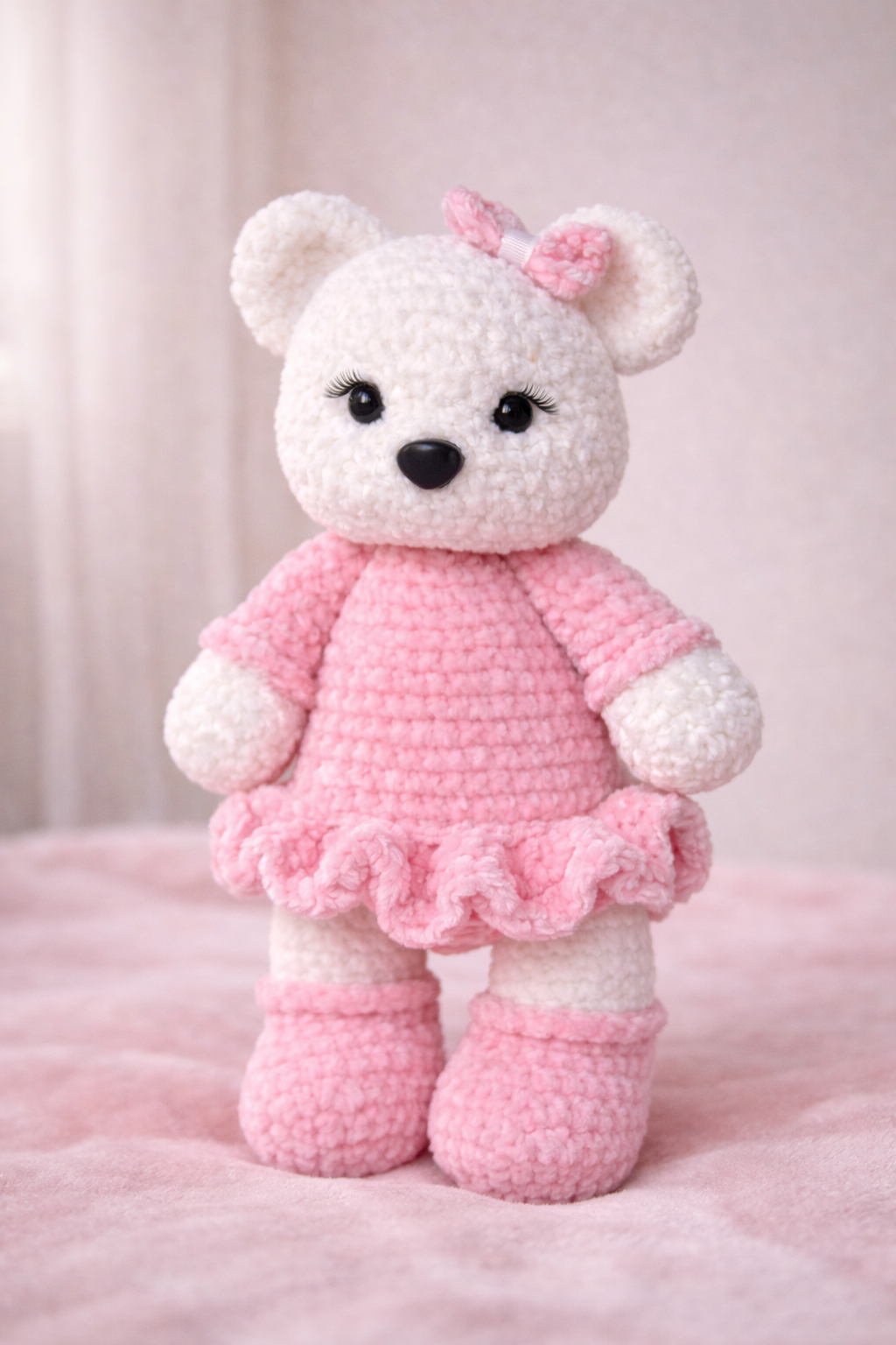 Plush Bear White