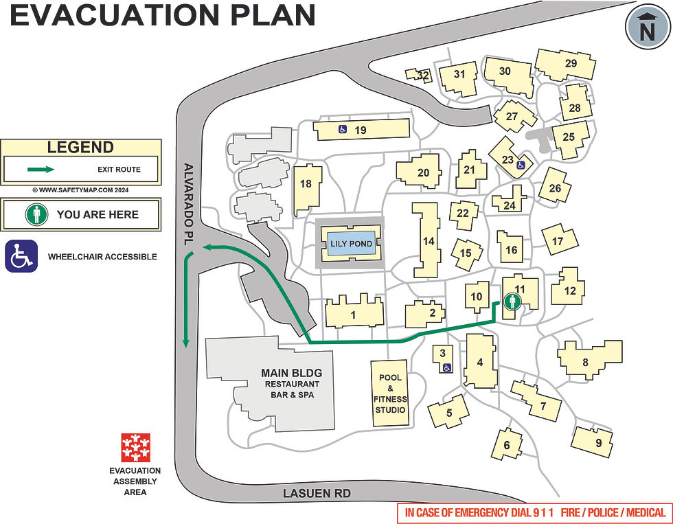 Resort site map