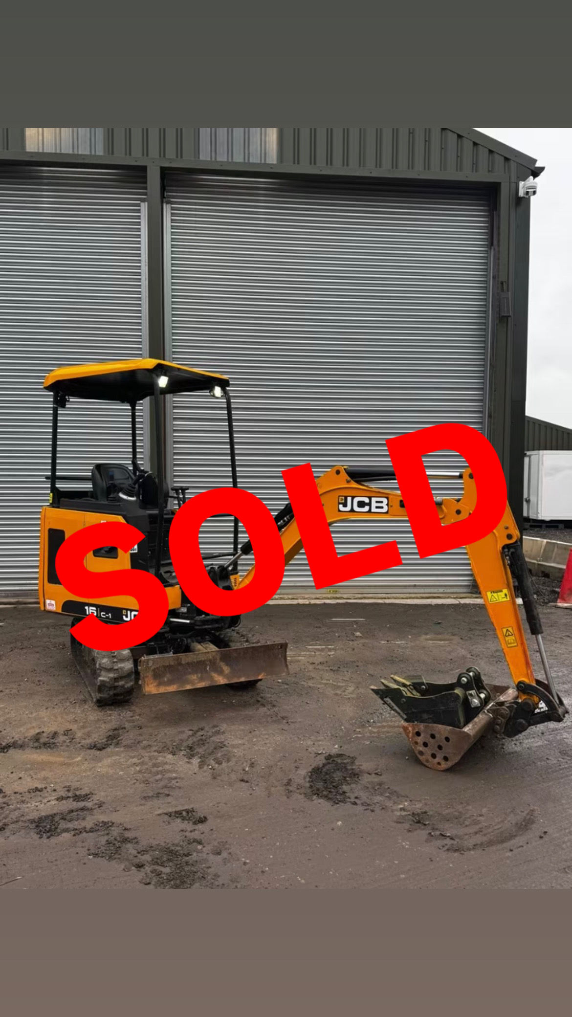 SOLD JCB 16C-1 2022 Mini Excavator