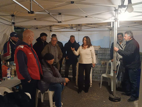 "Ο δίκαιος αγώνας των αγροτών για την επιβίωση του πρωτογενούς τομέα, έχει ως σύμμαχο όλη την κοινωνία"