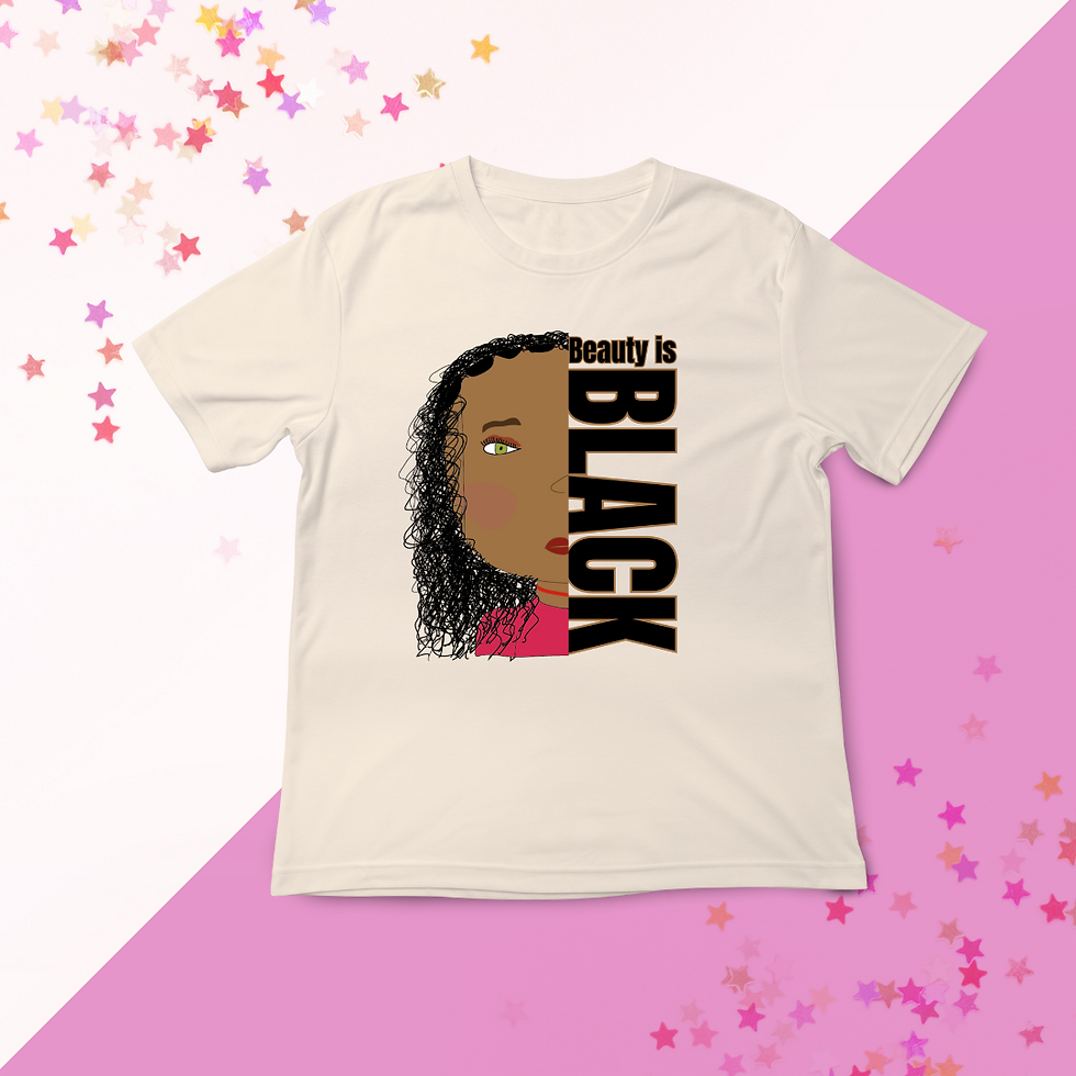 Thumbnail: Beauty is Black T-Shirt