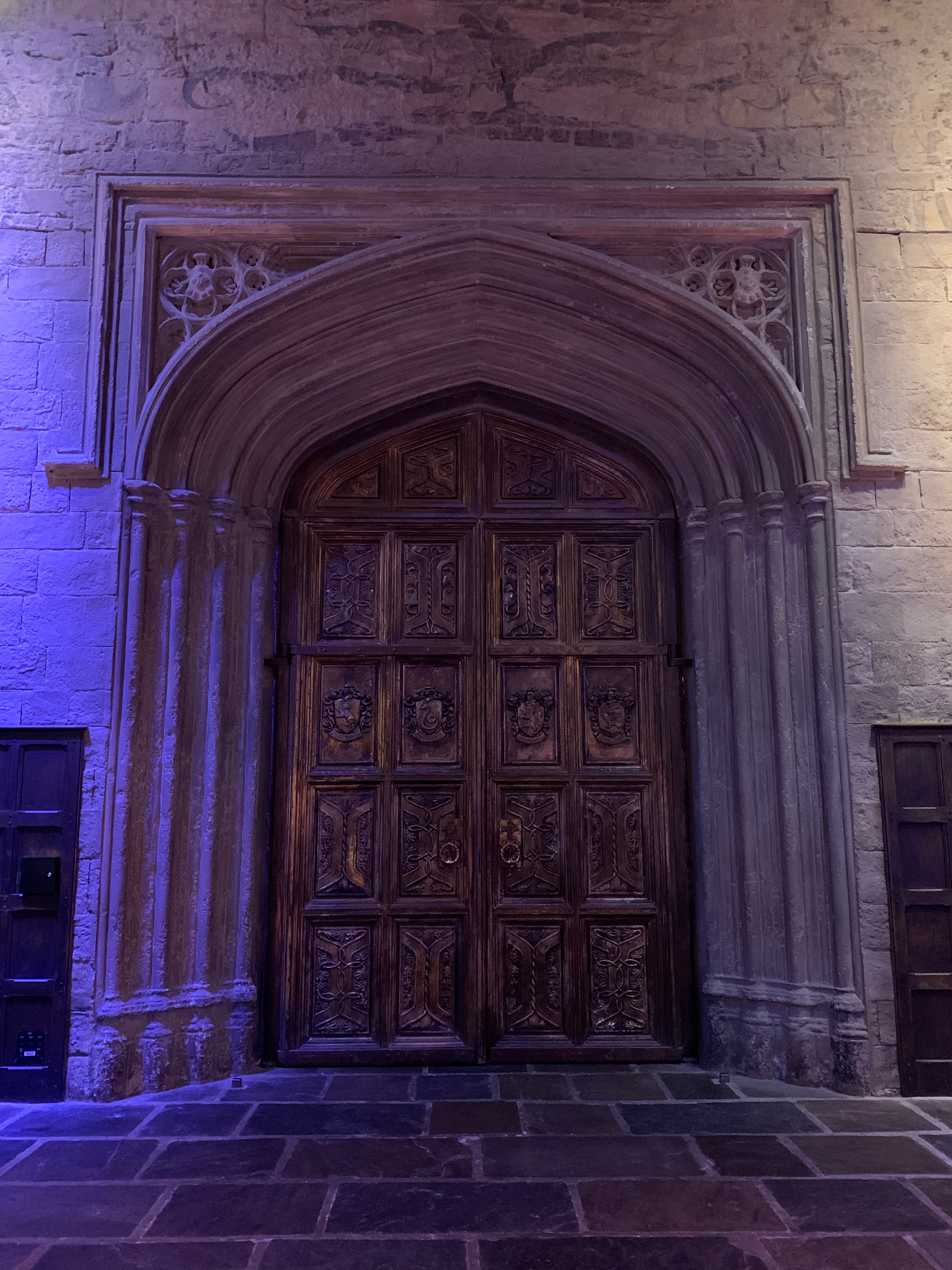 the entrance to the great hall
