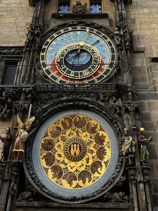 Astronomical clock in Prague Old Town