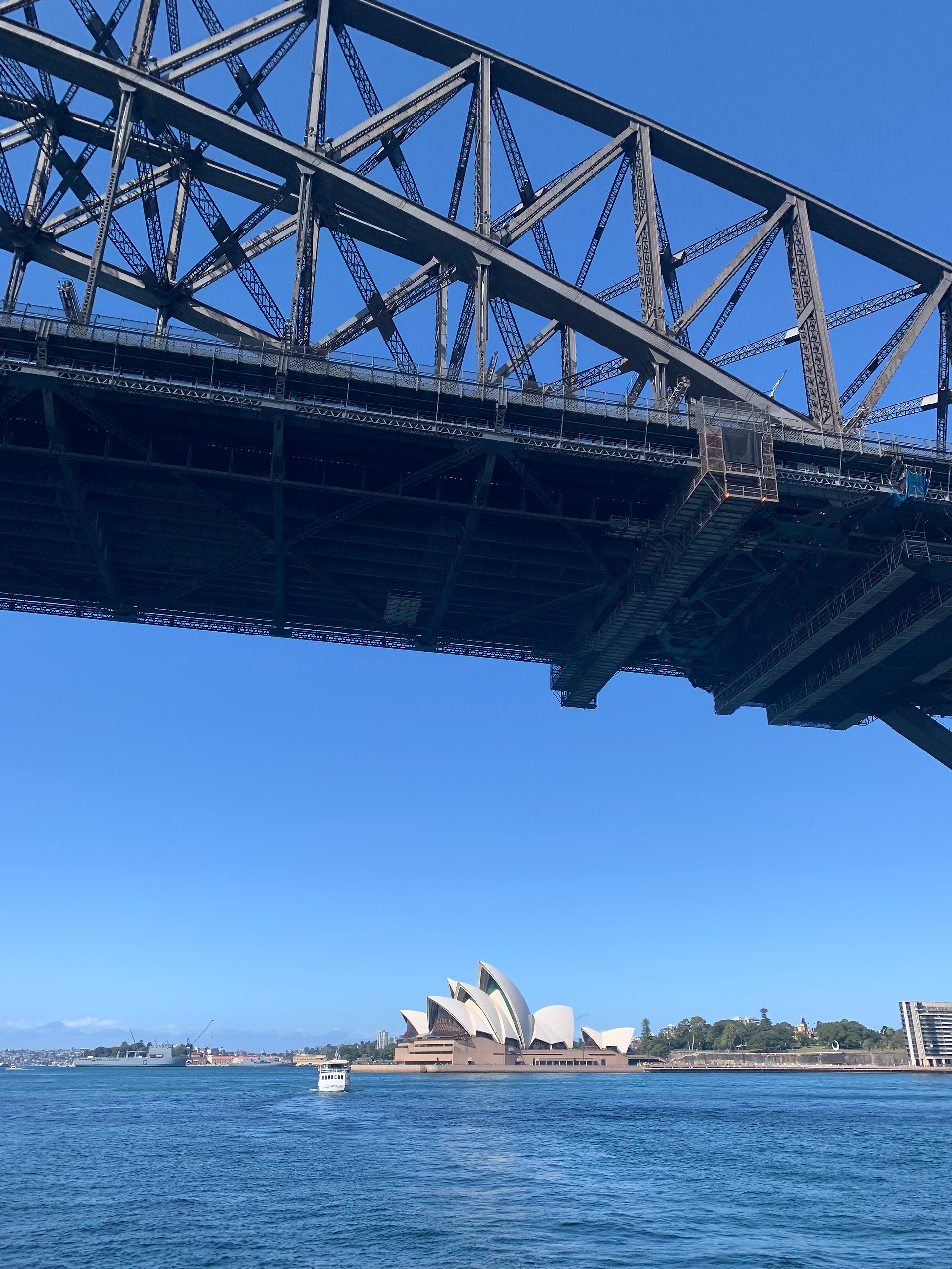 Sydney harbour bridge and opera house