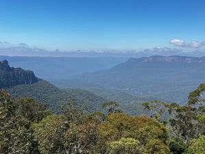 Great view of the blue mountains national park