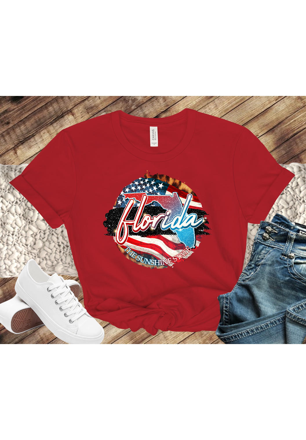 Youth Patriotic & Leopard Print Shirt 