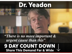 Dr. Yeadon „Nincs ennél fontosabb és sürgetőbb ügy” – 9 napos visszaszámlálás – Ossza meg ezt minél több emberrel