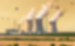 landscape image of an advanced nuclear power plant with birds and trees in Texas_edited_ed