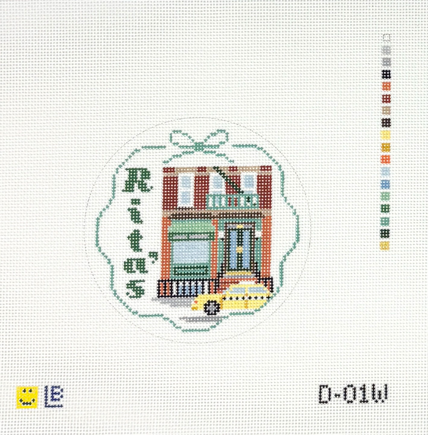 1 - Rita's Needlepoint, D-01W (18m)