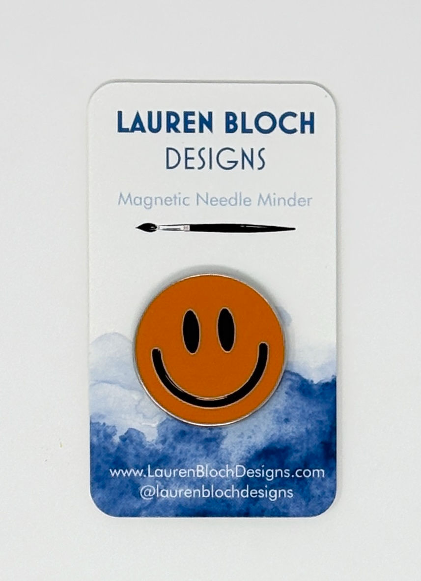 Thumbnail: Smiley Face Needle Minder - Various Colors