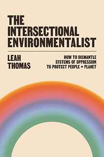 The cover of The Intersectional Environmentalist. it has a rainbow on it.
