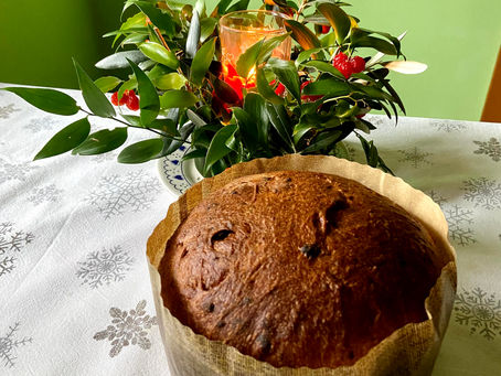 Sourdough chocolate panettone