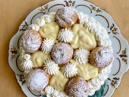 Saint Honoré inspired birthday cake
