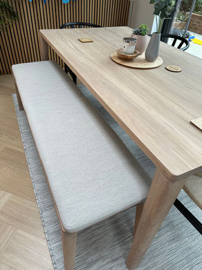 Danish dining table with bench