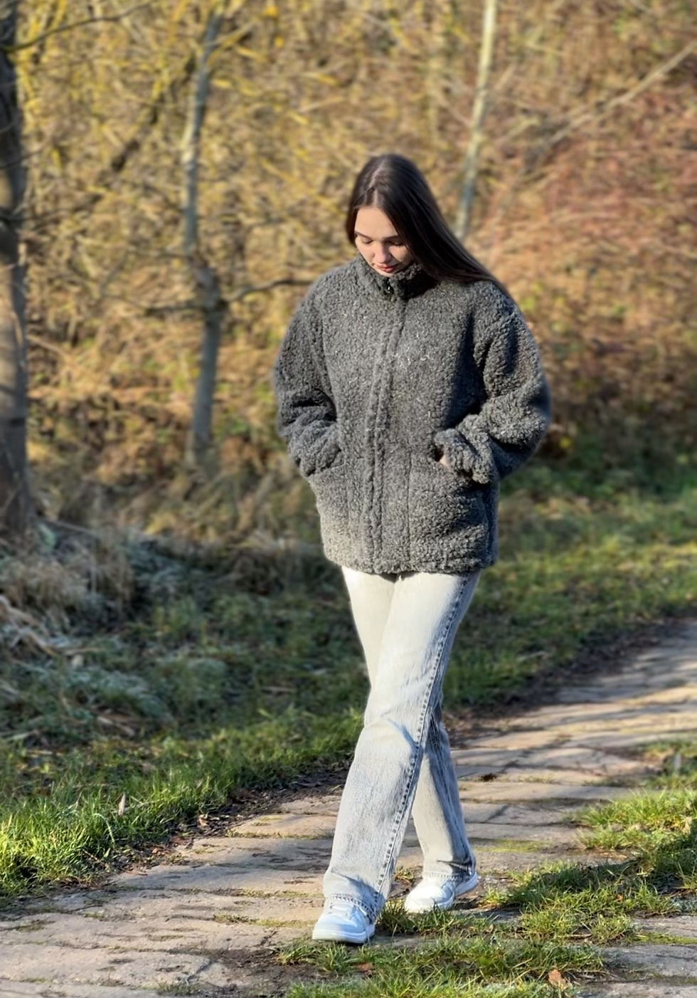 Miniaturbild: Merino Jacke 100%  Merinowolle Natür  für Damen und Herren