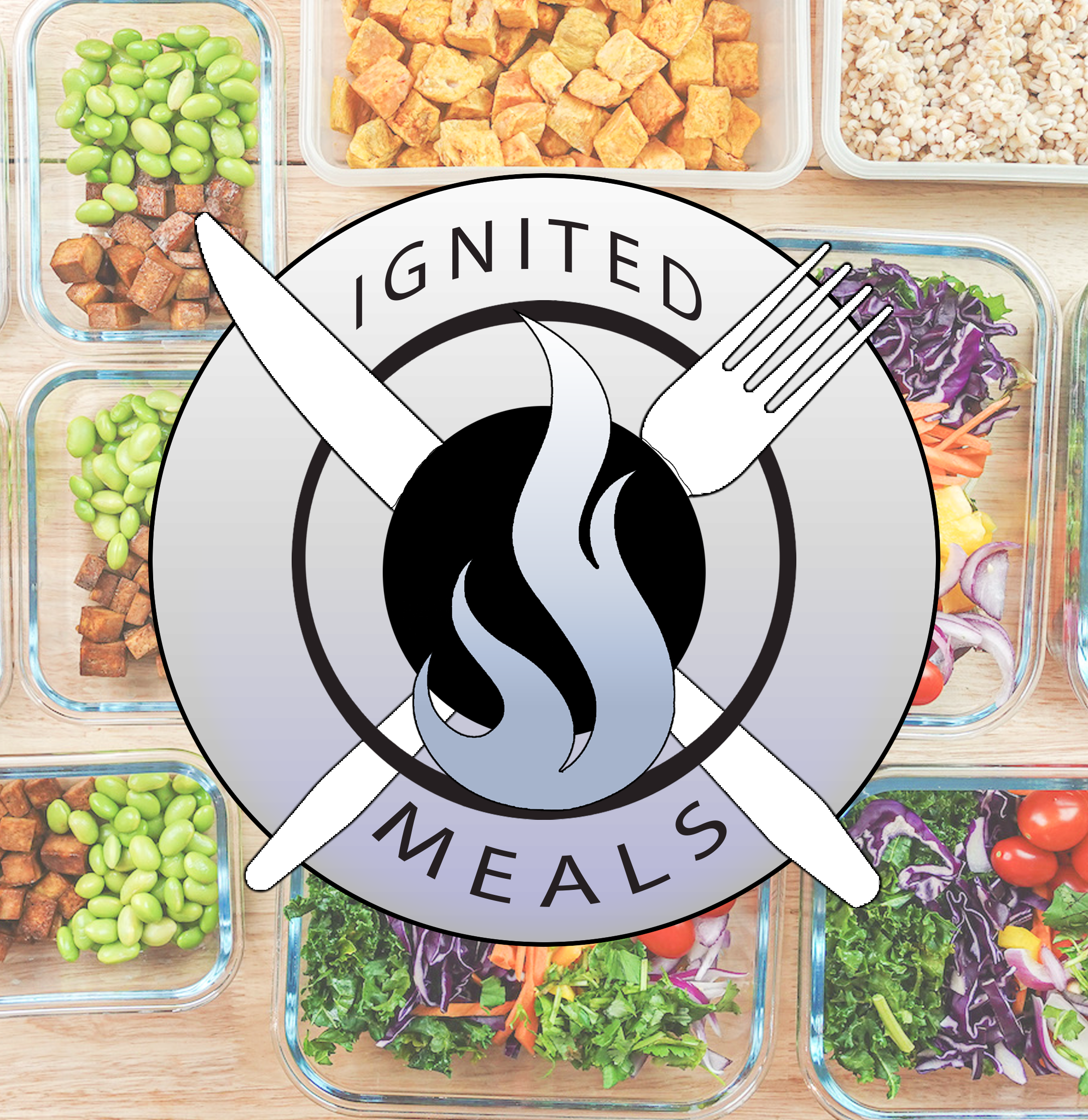 Arranged Food and Objects