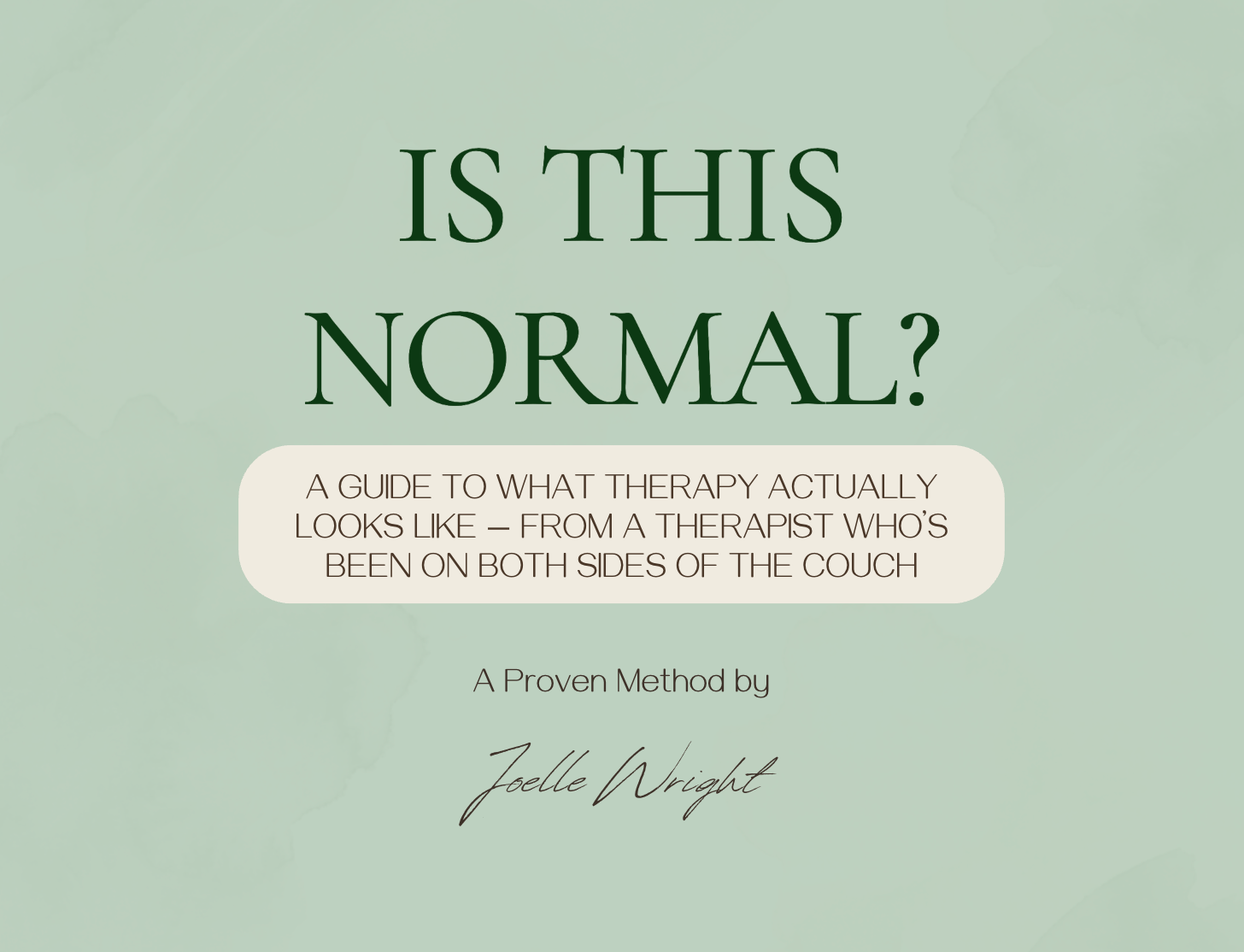 Is This Normal? A Guide to What Therapy Actually Looks Like