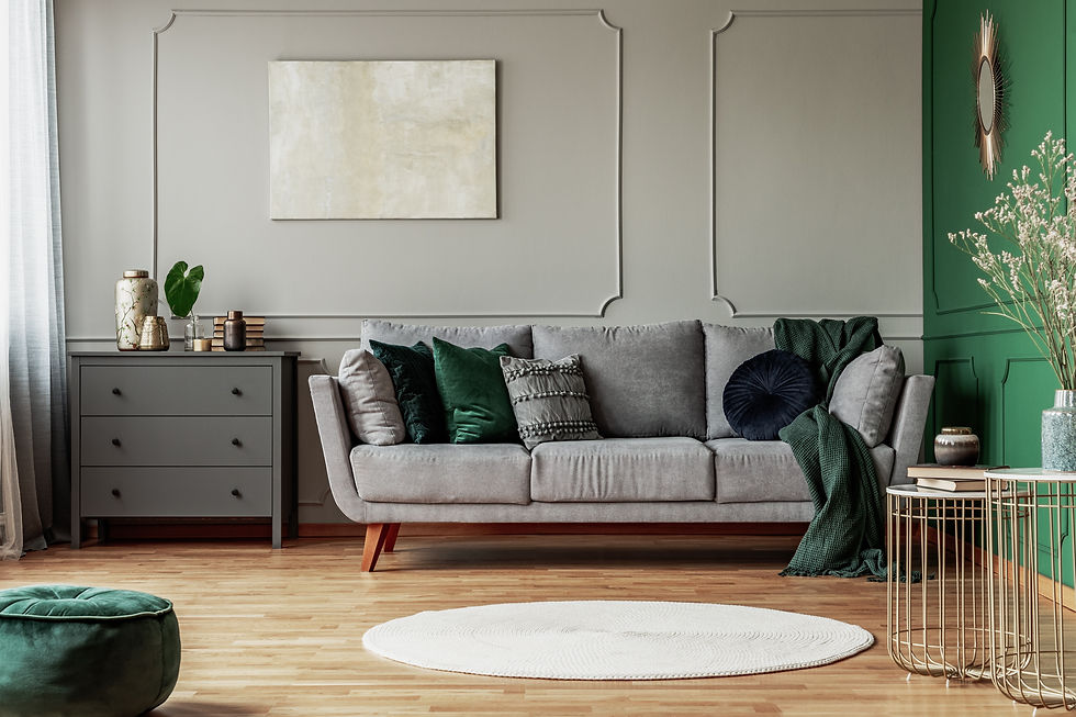 stylish-emerald-green-and-grey-living-ro