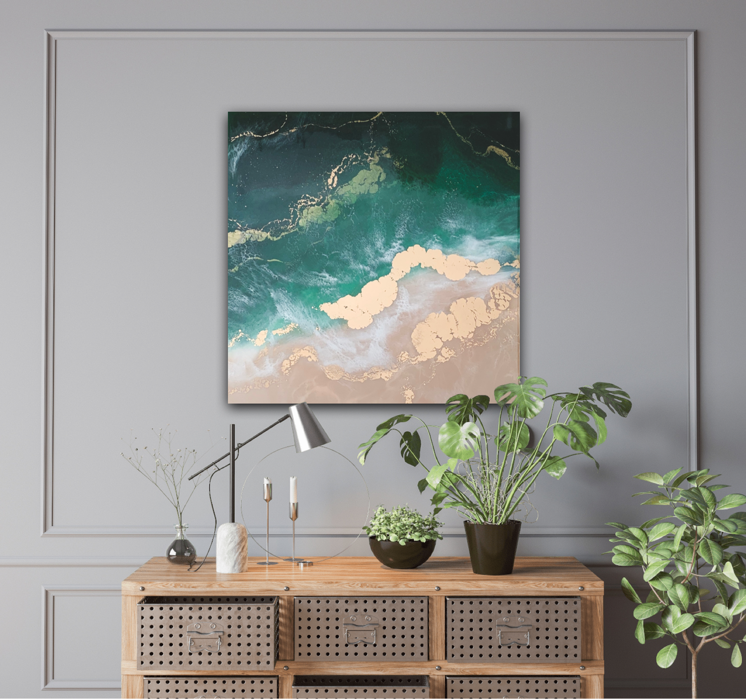 Szmaragdowo mi  |  53x53cm