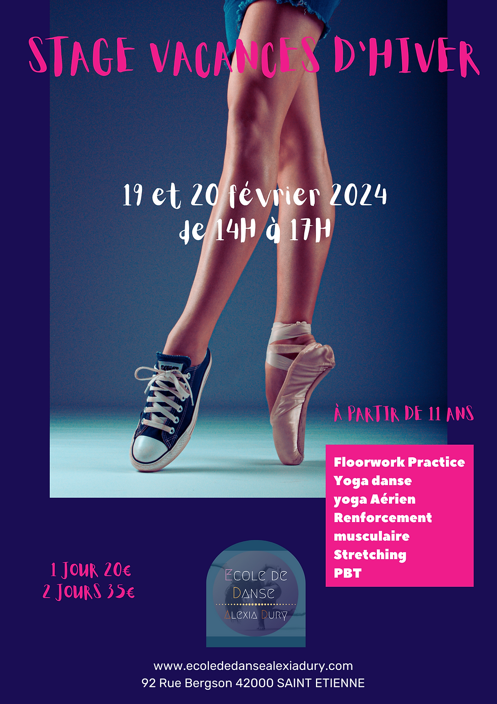 STAGE ( +11 ans ) VACANCES D'HIVER