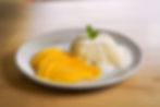 Mango and sweet sticky rice