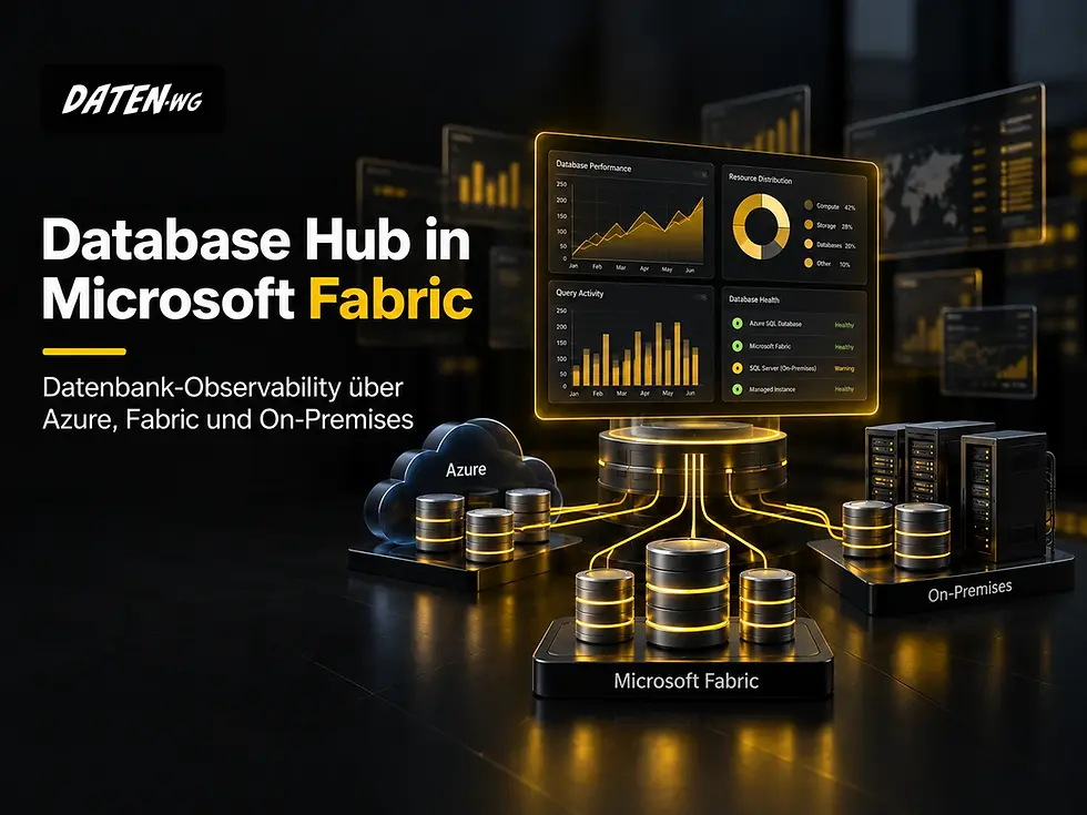 Database Hub in Microsoft Fabric: Datenbank-Observability über Azure, Fabric und On-Premises
