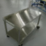 S/S Push Cart with 2-Sided Lip
