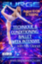 Technique & Conditioning Ballet Week Intensive with Ms. Diana