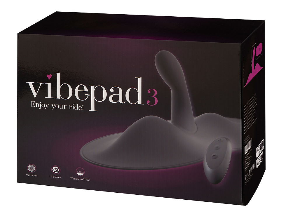 Miniaturbild: vibepad 3 Verpackung Rückseite mit Funktionen und Produktinformationen