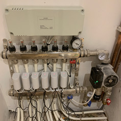 Underfloor Heating Manifold Installed