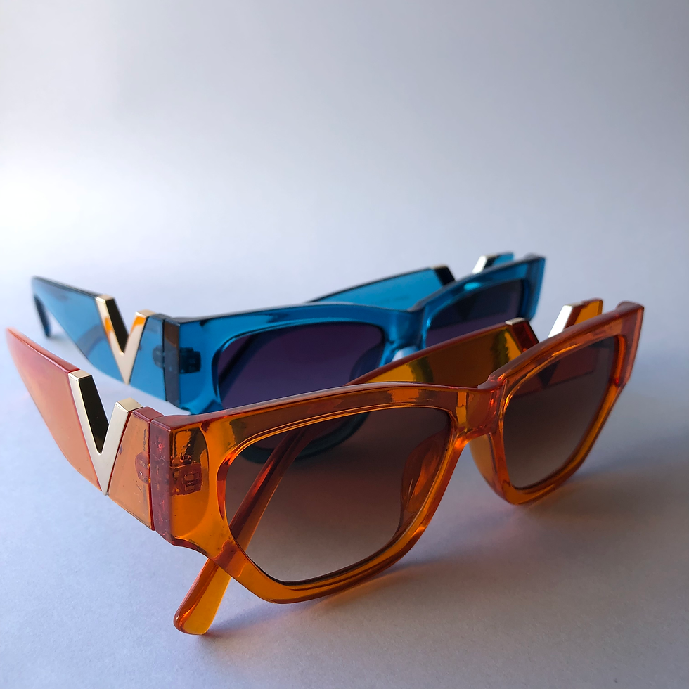 Thumbnail: "V's Please" Rectangle Sunglasses