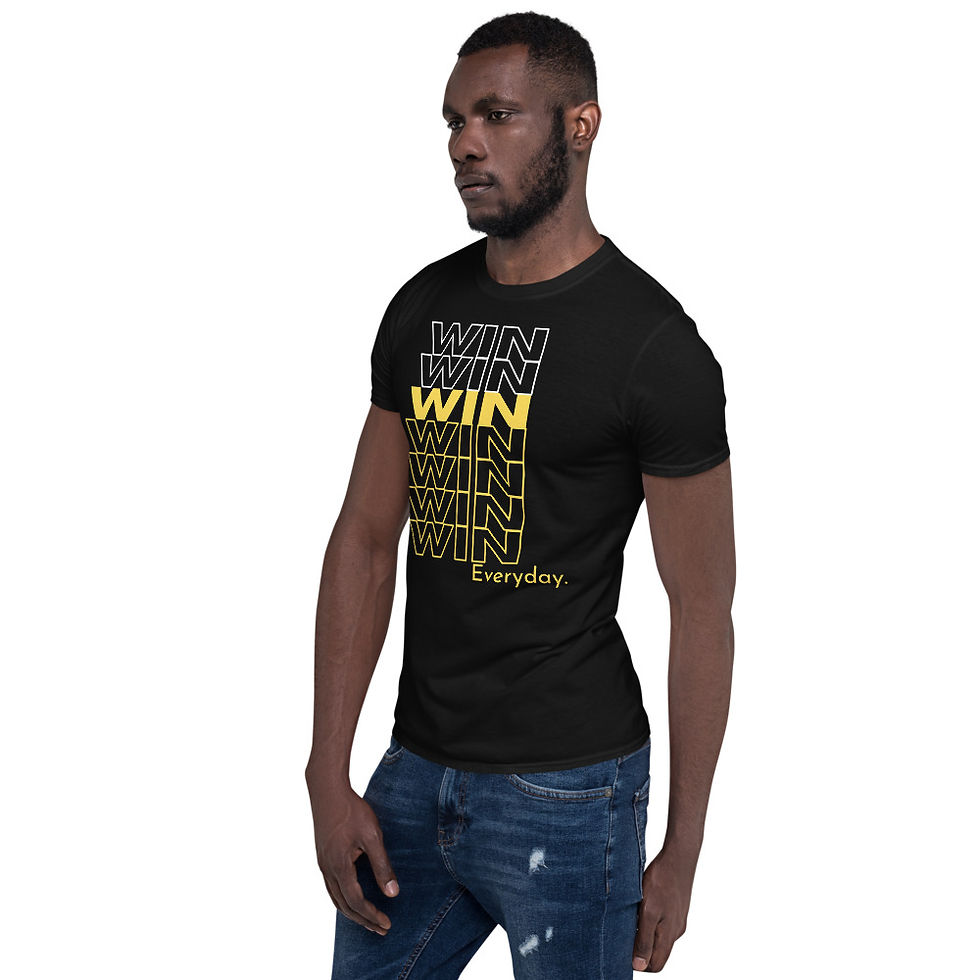 Thumbnail: Black Win Everyday Unisex Short-Sleeve Unisex T-Shirt 
