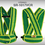 Miniatura: Chaleco carrillero azul / anaranjado / verde, con bies high visibility