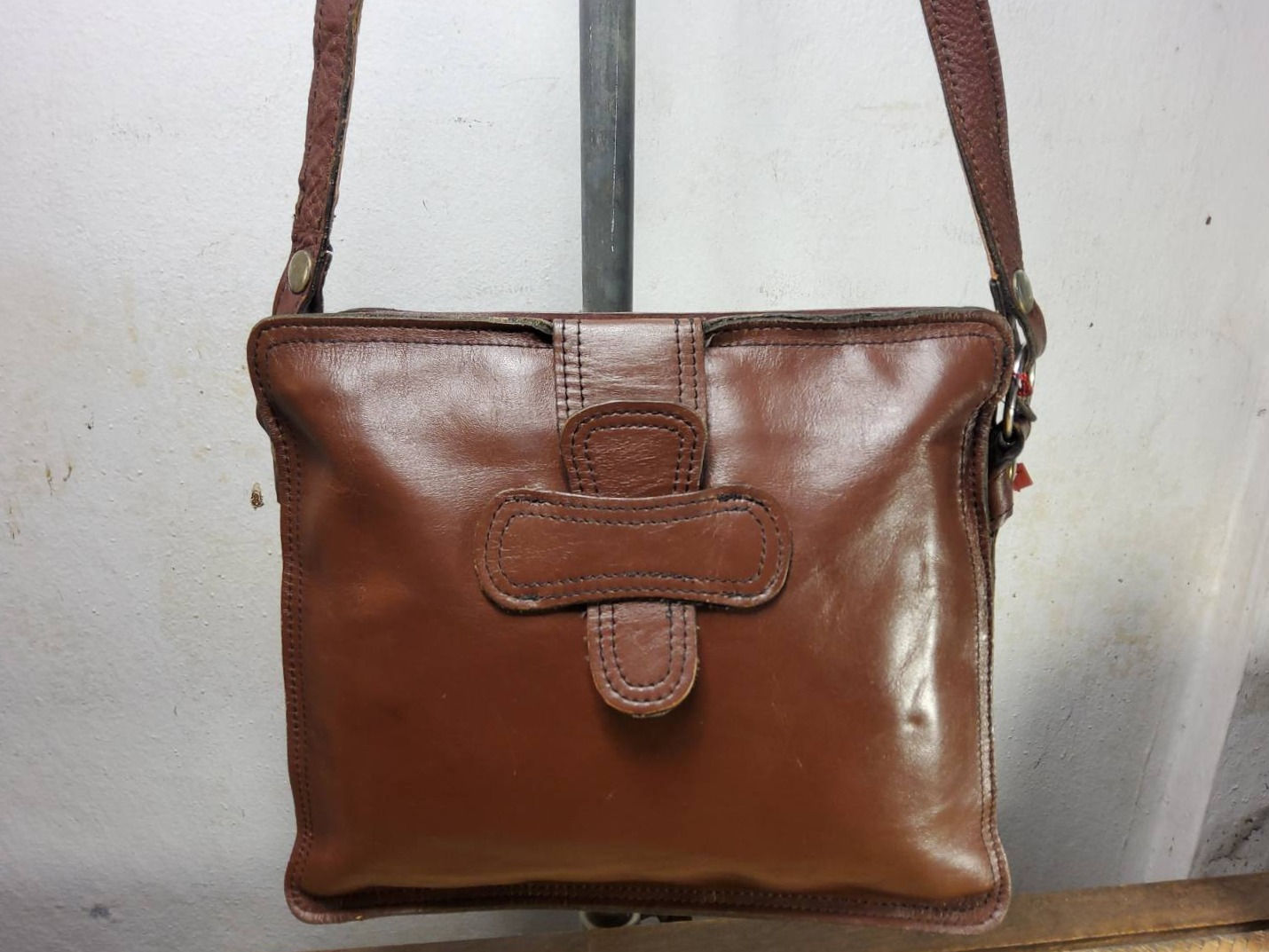 กระเป๋าะสะพายหนังแท้วิลเทจ