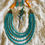 Thumbnail: Turquoise Testimony - Multi-String Agate Necklace Set