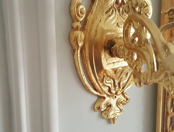 Gestaltung Stuck Edel hochwertig Gold