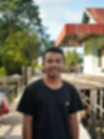 Deni, a 22-year-old from Batampang who joined the patrol team out of his love for the forest.