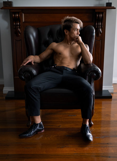 Masculine boudoir photography Playa del Carmen