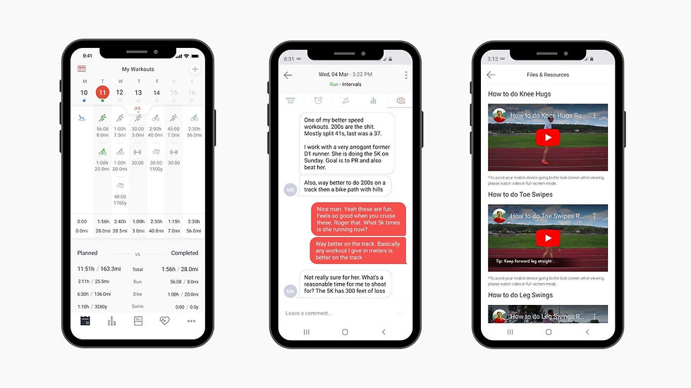 online running app