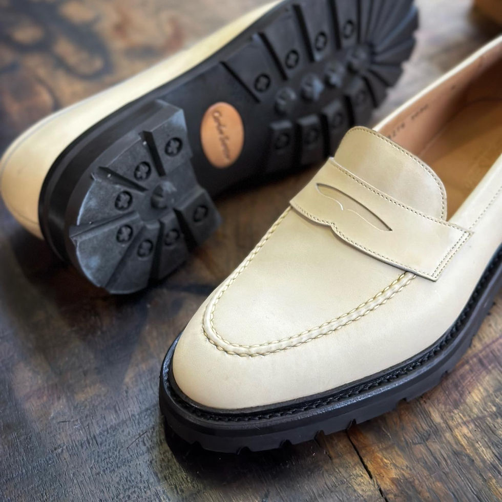 Mocassin Gomme